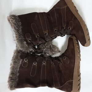 Sporto leather suede boots women size gojo in size 8.5us